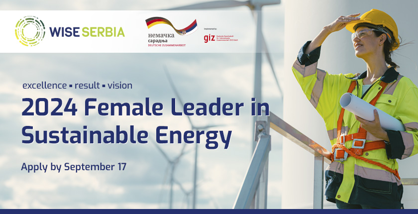 September 17 – new deadline for applications for 2024 Female Leader in Sustainable Energy